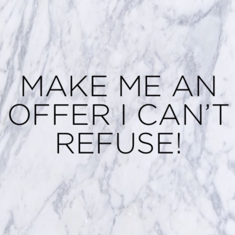 Reasonable offers welcomed!